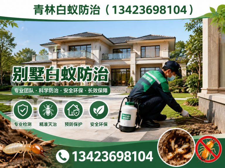 南沙区别墅白蚁防治展示图